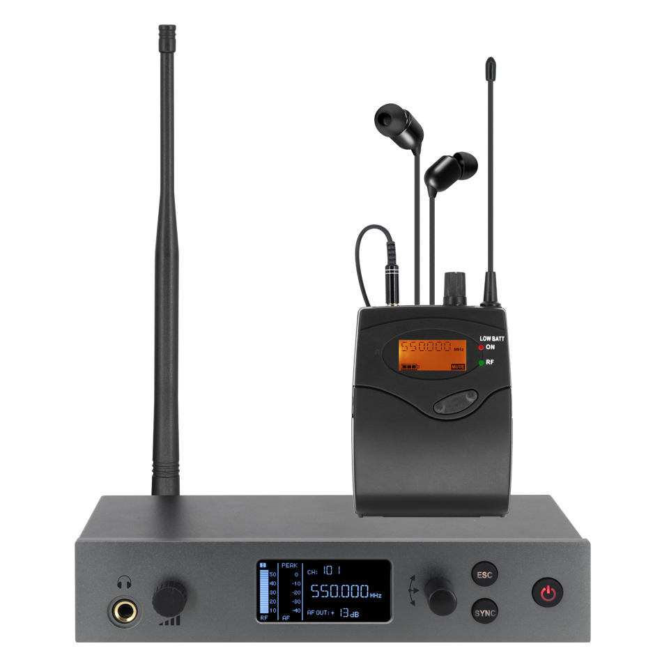 In Ear Monitors For Singers - In ear monitoring system, UHF single