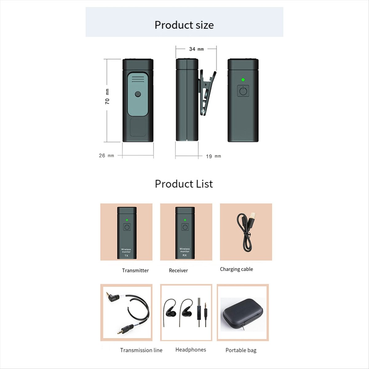 In Ear Monitors For Singers - ONGE Wireless Earphone Monitoring System Kit