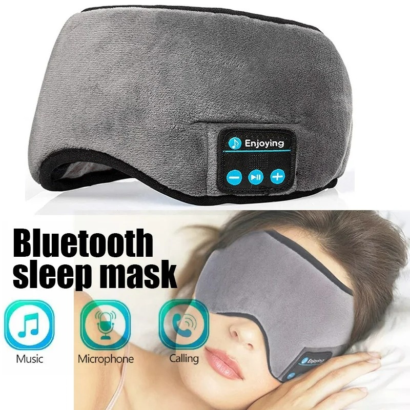 Sleep Mask Headphones Bluetooth - Fone Bluetooth Earphones Sports Sleeping Headband