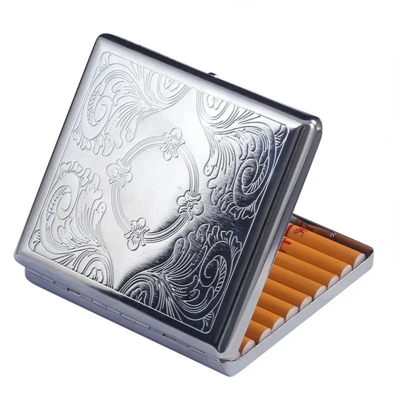 Laptops - Metal Cigarette box stainless steel Embossed