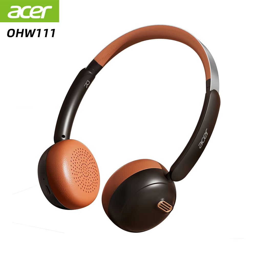 Anc Wireless Over Ear Headphones - Acer OHW111 Bluetooth Headphones INS Retro