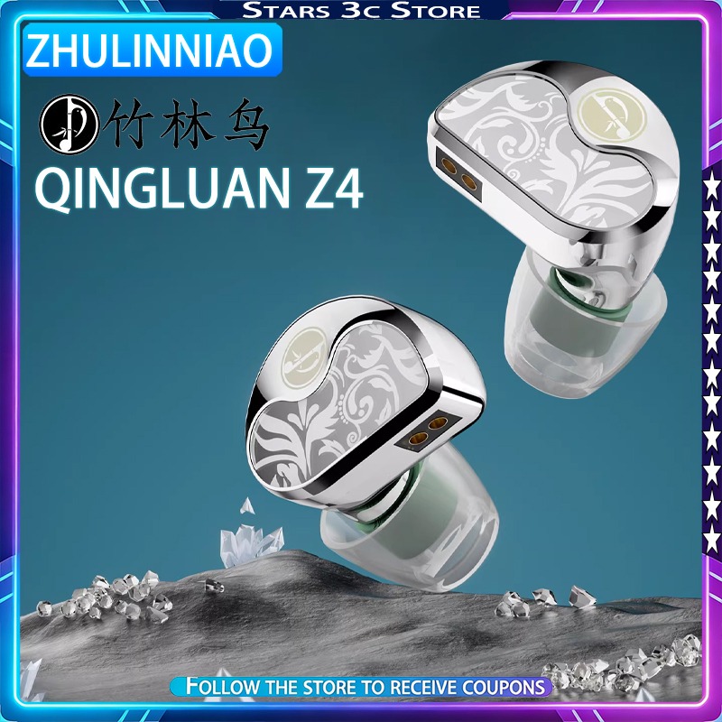 Planar Magnetic Iem Earphones - New Zhulinniao Qingluan Z4 HIFI Earphones