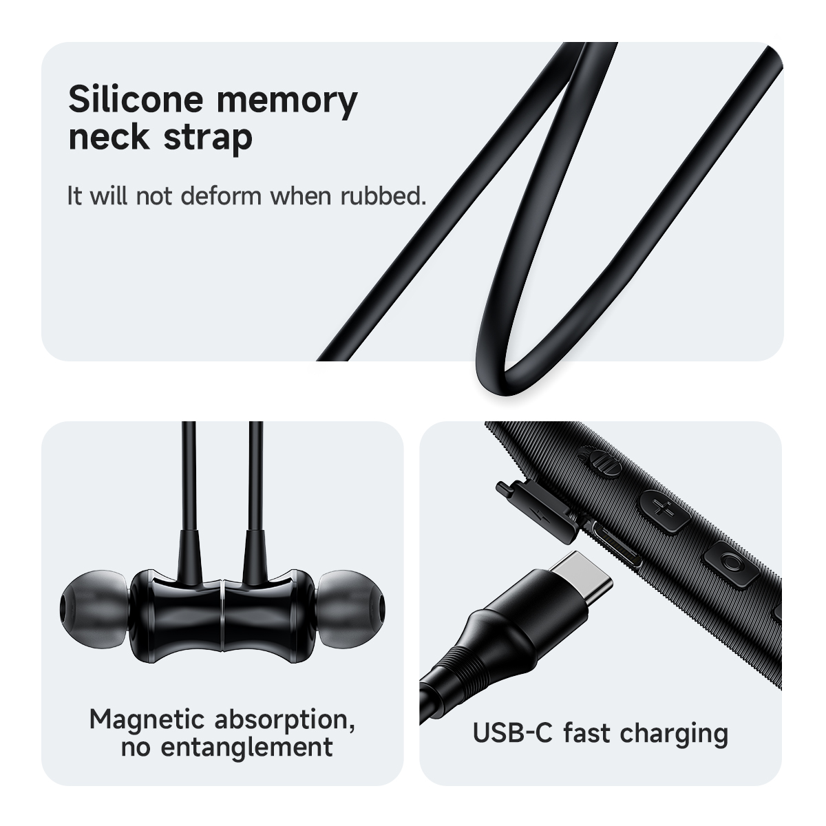 HOCO Neckband Wireless Bluetoo - огляд і ціна Magnetic Neckband Sports Earphones