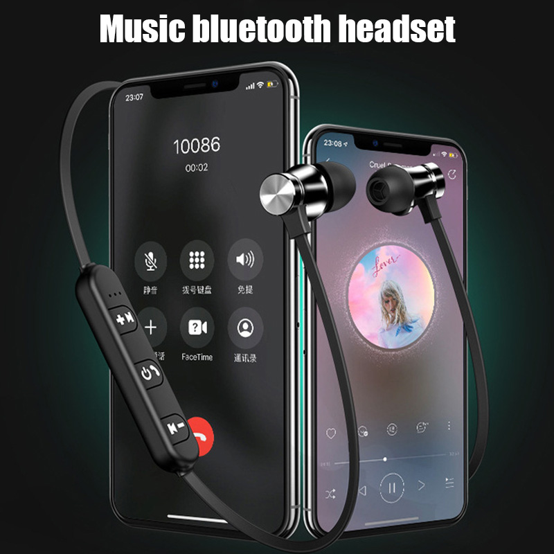 New Bluetooth 4.2 Wireless Spo - огляд і ціна Magnetic Neckband Sports Earphones
