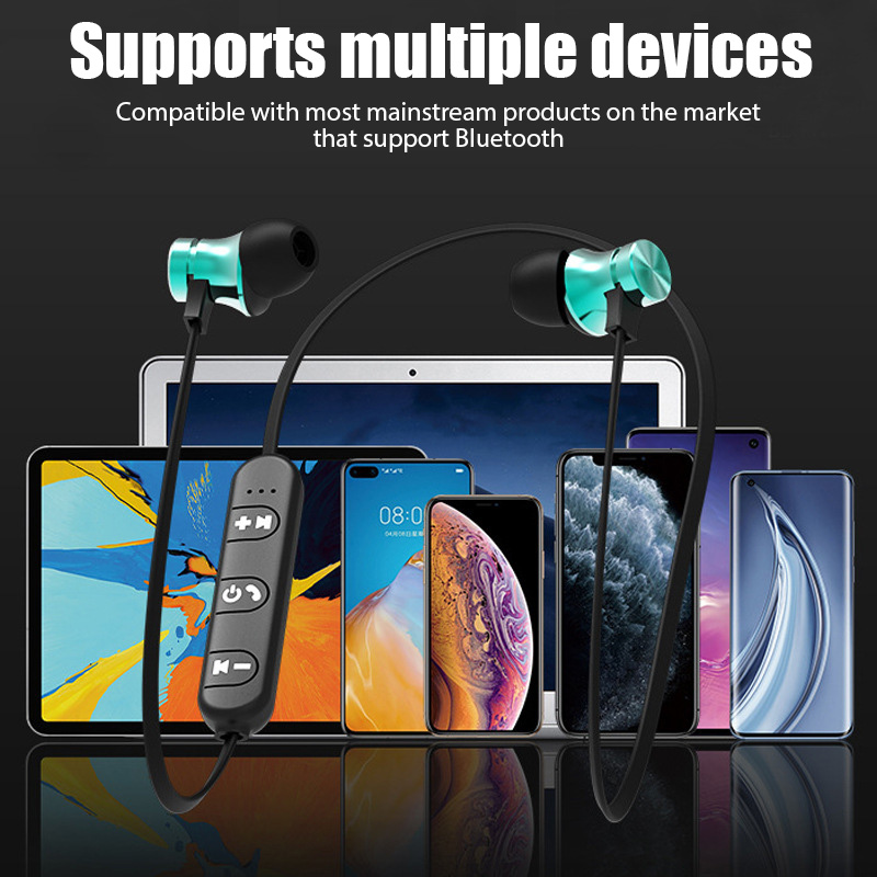 New Bluetooth 4.2 Wireless Spo - огляд і ціна Magnetic Neckband Sports Earphones