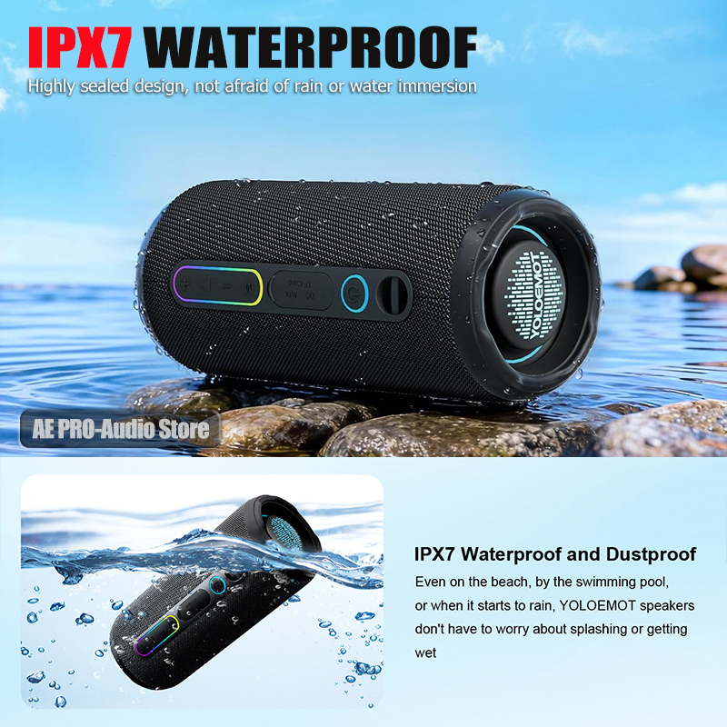 30W Portable Bluetooth Speaker - огляд і ціна Portable Bluetooth Speaker Waterproof Ipx7
