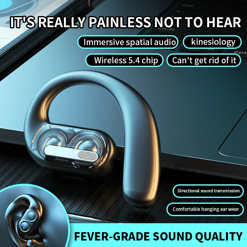Wireless Bluetooth Headphones  - огляд і ціна Open Ear Air Conduction Headphones