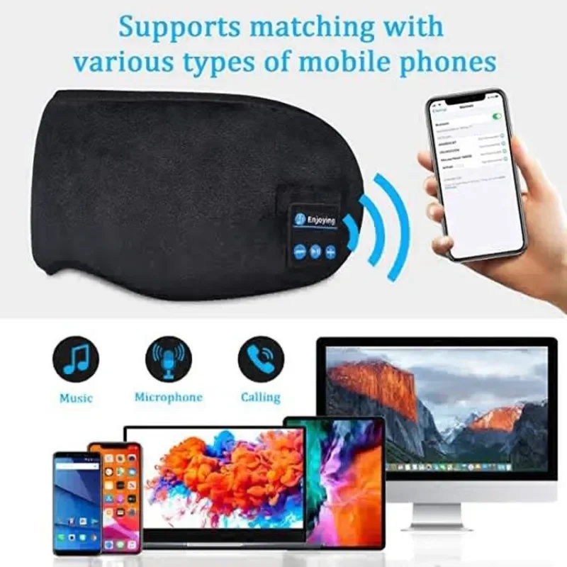 3D Eye Mask Bluetooth Headphon - огляд і ціна Sleep Mask Headphones Bluetooth