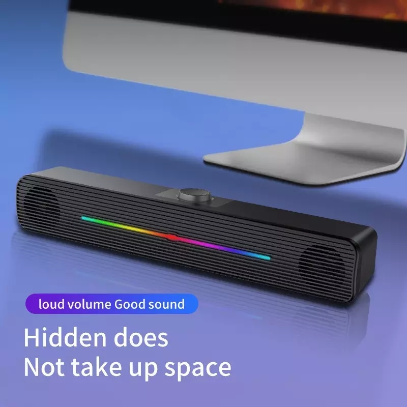 E-1407 Wholesale RGB Lights Wi - огляд і ціна Rgb Computer Soundbar For Pc