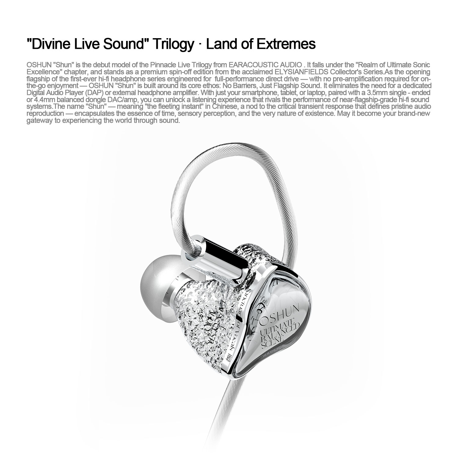 EarAcoustic Oshun Utopia LTD D - огляд і ціна Planar Magnetic Iem Earphones