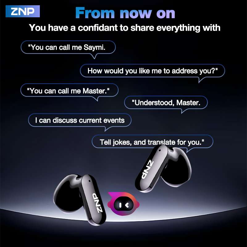 2026 Latest ZNP Wireless AI Tr - огляд і ціна Headphones
