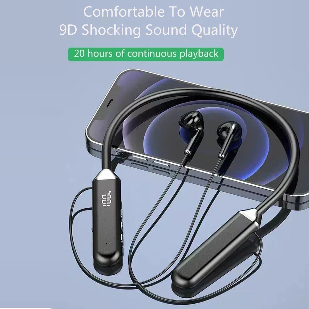 TWS Magnetic Wireless Headphon - огляд і ціна Magnetic Neckband Sports Earphones