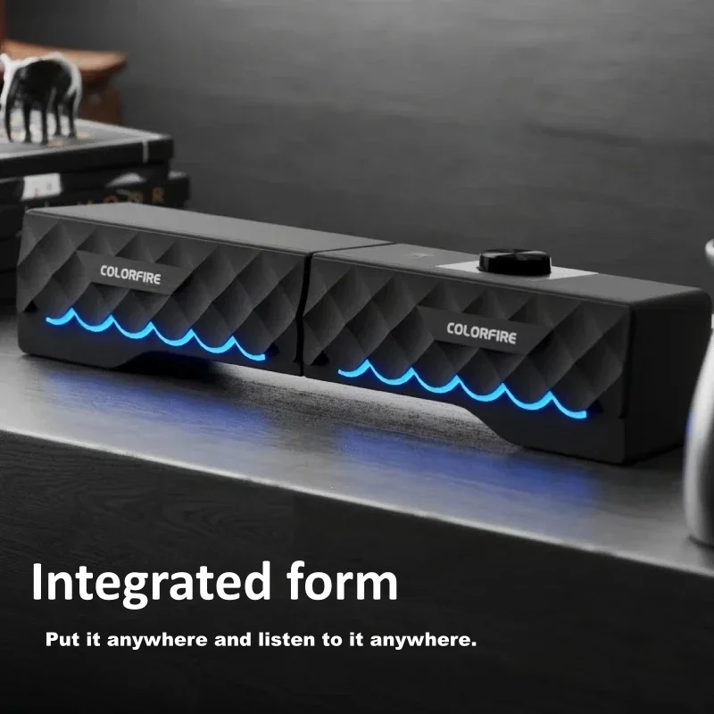 HIFI Sound Quality Wired Compu - огляд і ціна Rgb Computer Soundbar For Pc