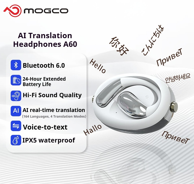 A60 Business AI Translator Ear - огляд і ціна Headphones