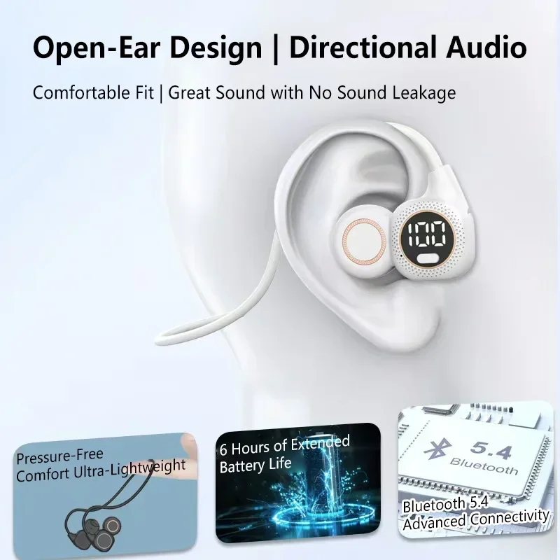 Bone Conduction Bluetooth Earb - огляд і ціна Bone Conduction Running Headphones