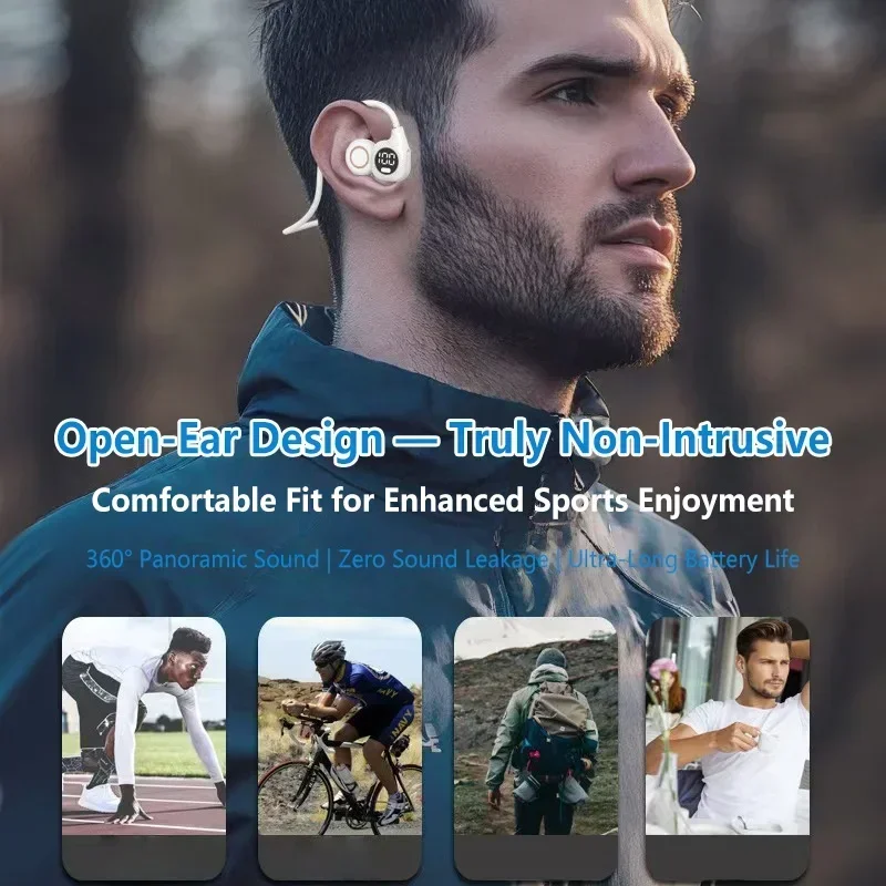 Bone Conduction Bluetooth Earb - огляд і ціна Bone Conduction Running Headphones
