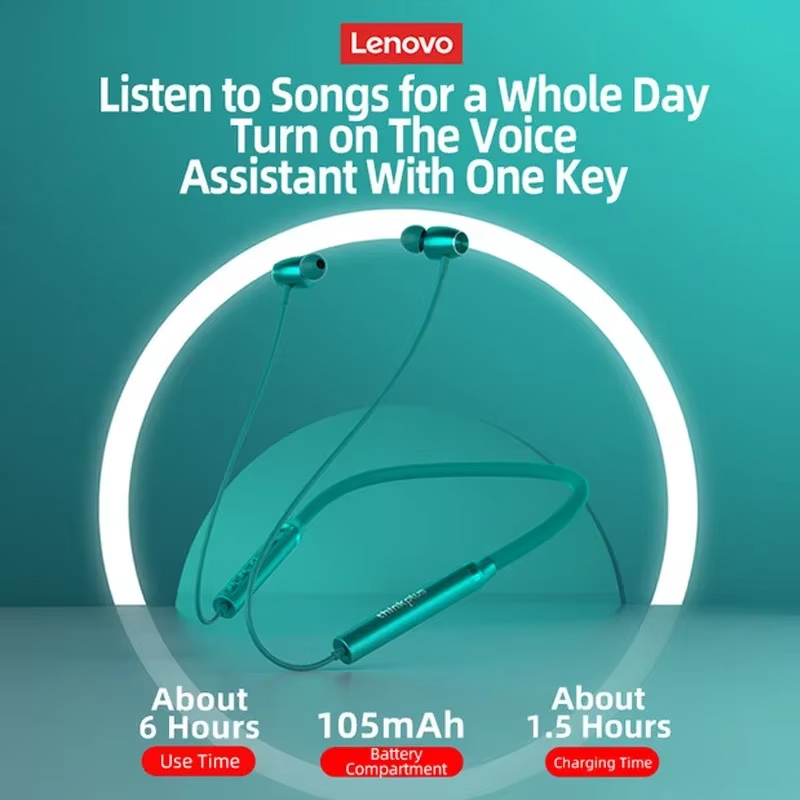 Lenovo Bluetooth Earphones Wat - огляд і ціна Magnetic Neckband Sports Earphones