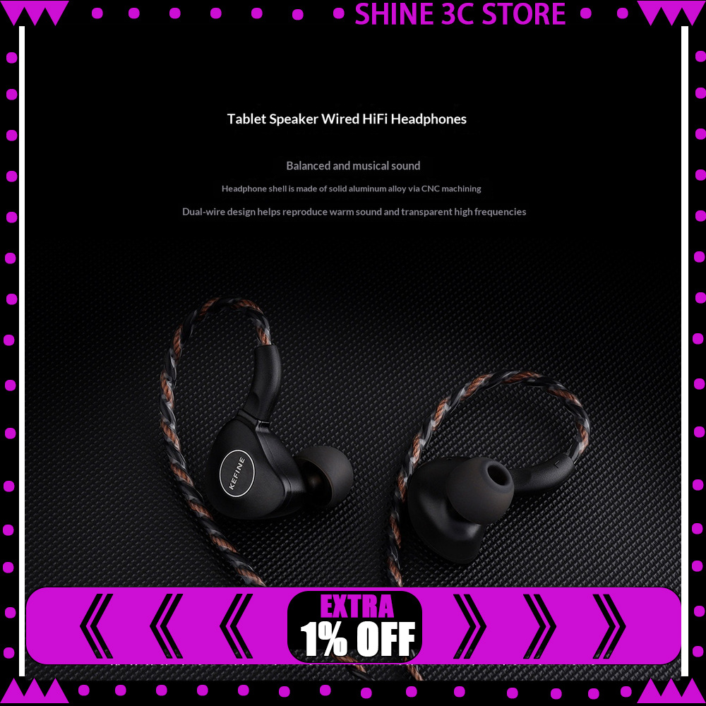 KEFINE Klanar 14.5mm Planar Ma - огляд і ціна Planar Magnetic Iem Earphones