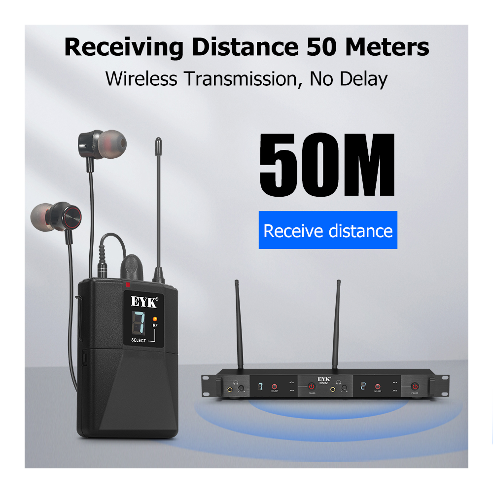 EYK IEM82 UHF Wireless In Ear  - огляд і ціна In Ear Monitors For Singers