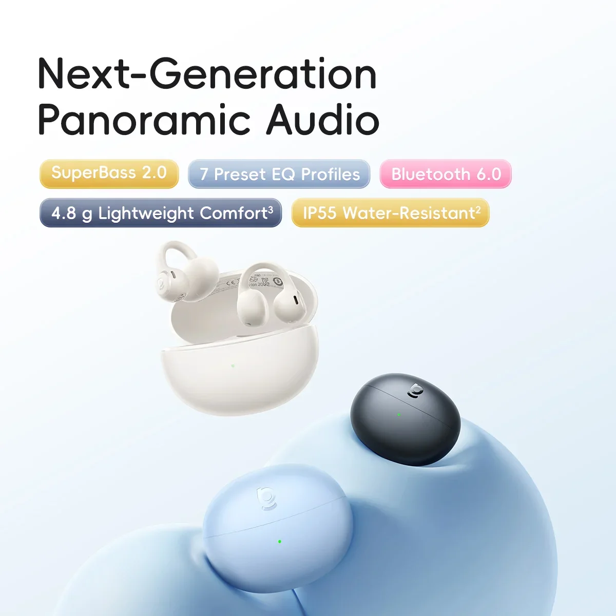 Baseus Bass BC1 Lite Open Ear  - огляд і ціна Open Ear Air Conduction Headphones