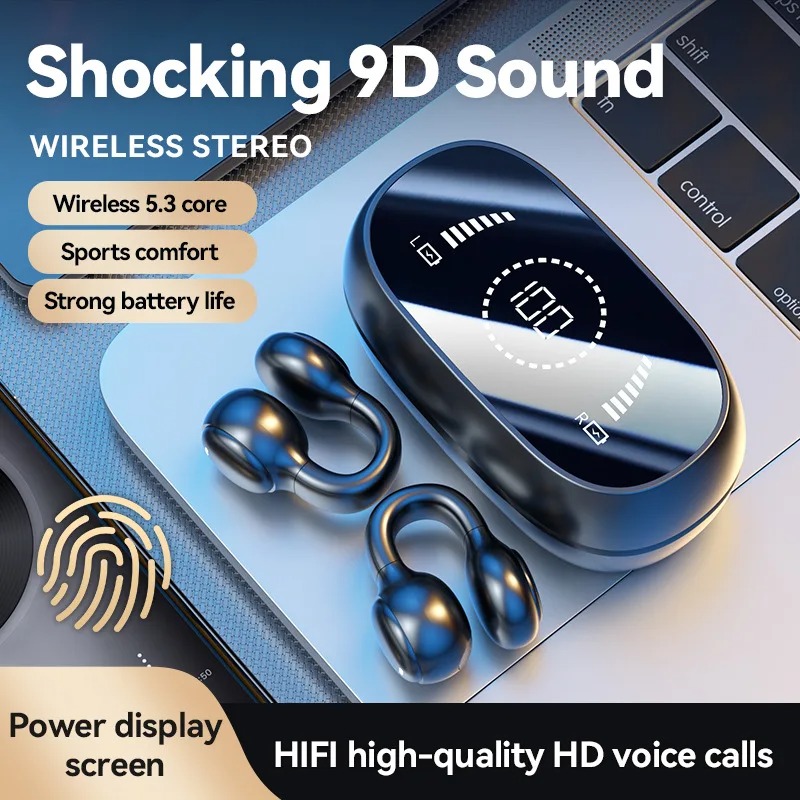 Bluetooth Bone Conduction Spor - огляд і ціна Bone Conduction Running Headphones