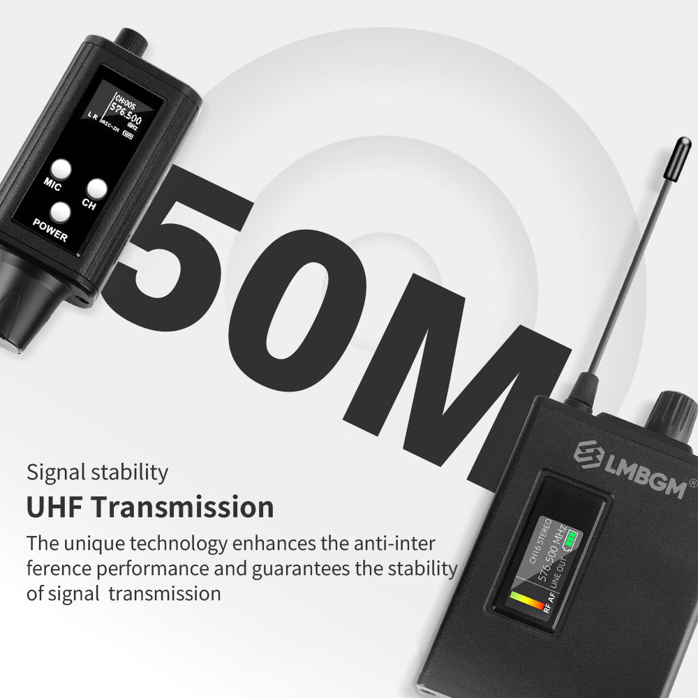 LMBGM SE9 UHF Wireless In Ear  - огляд і ціна In Ear Monitors For Singers