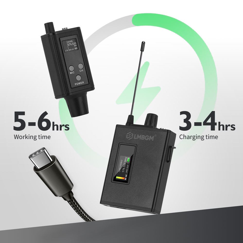 LMBGM SE9 UHF Wireless In Ear  - огляд і ціна In Ear Monitors For Singers