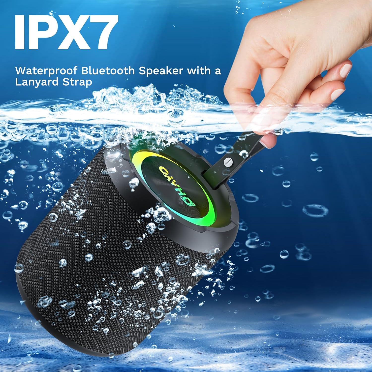OHAYO 40W Wireless Portable Bl - огляд і ціна Portable Bluetooth Speaker Waterproof Ipx7