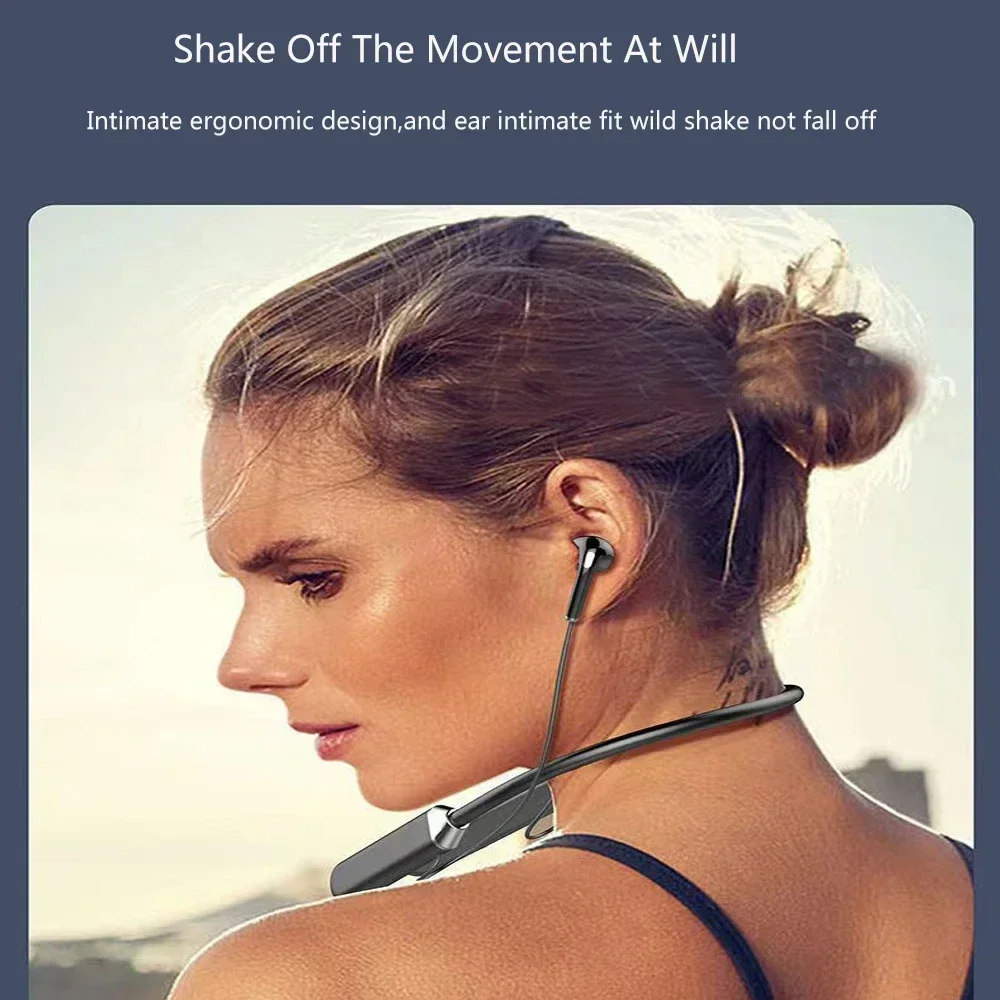 Wireless Headphones Bluetooth  - огляд і ціна Magnetic Neckband Sports Earphones