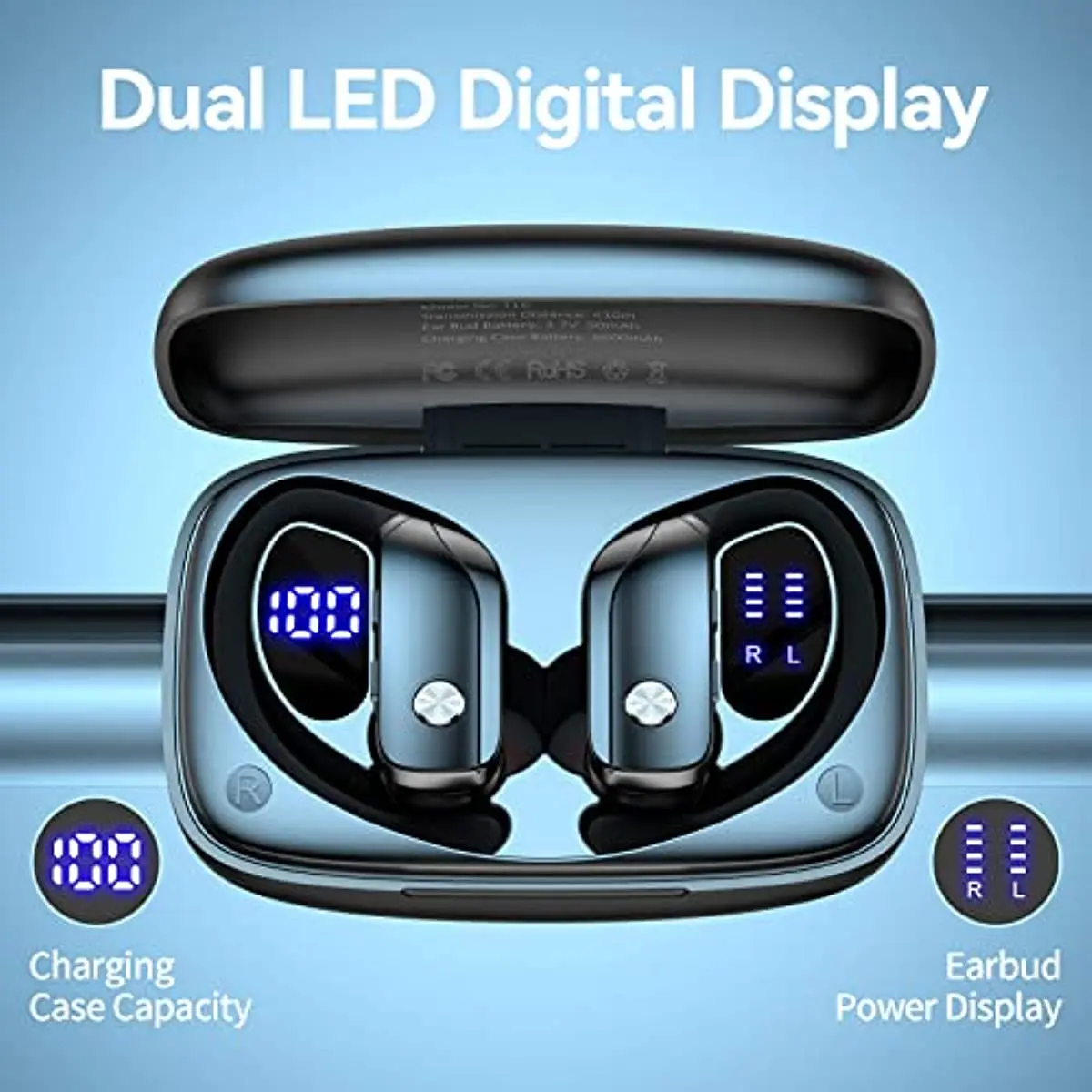 Wireless Earbuds Bluetooth Hea - огляд і ціна Anc Wireless Over Ear Headphones
