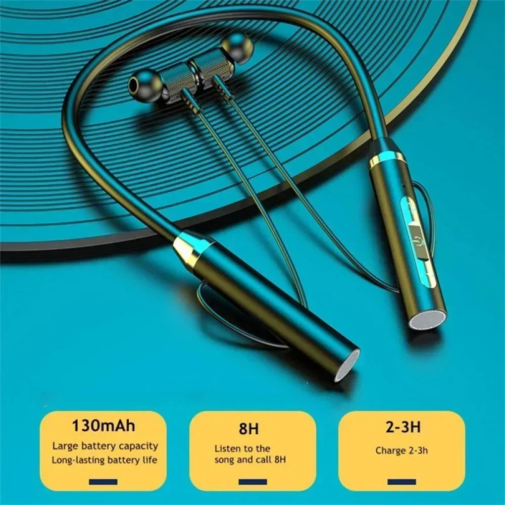 Wireless Headphones Bluetooth  - огляд і ціна Magnetic Neckband Sports Earphones