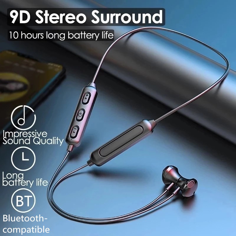 Wireless Bluetooth 5.0 Earphon - огляд і ціна Magnetic Neckband Sports Earphones