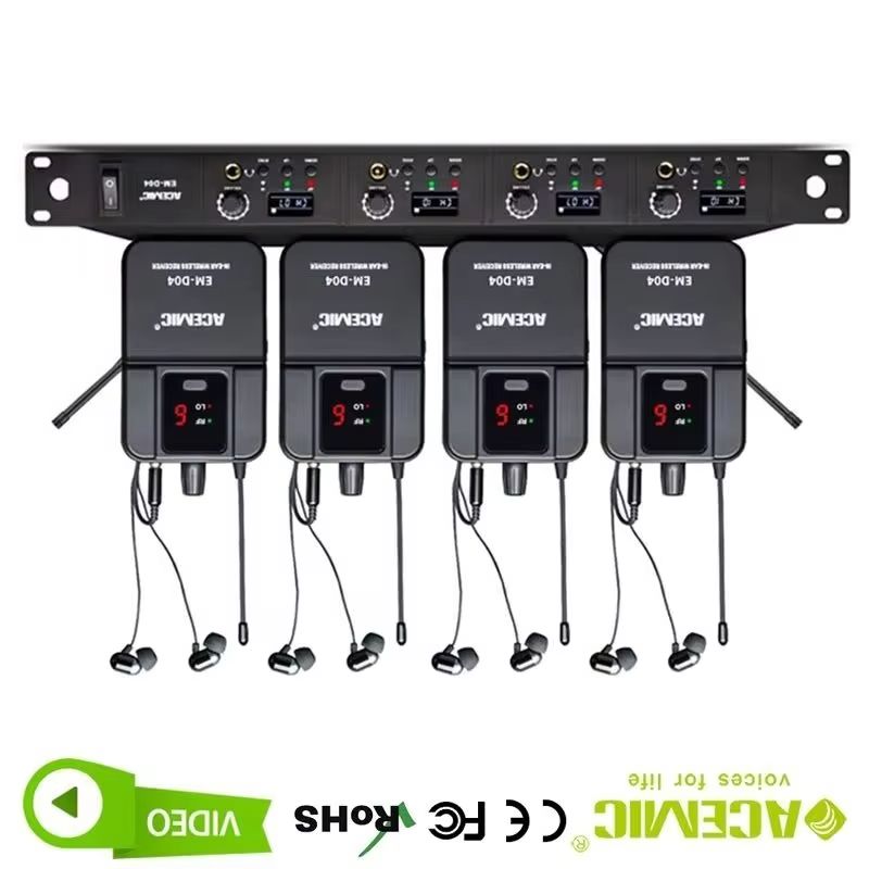 4 Channel Wireless In-Ear Moni - огляд і ціна In Ear Monitors For Singers