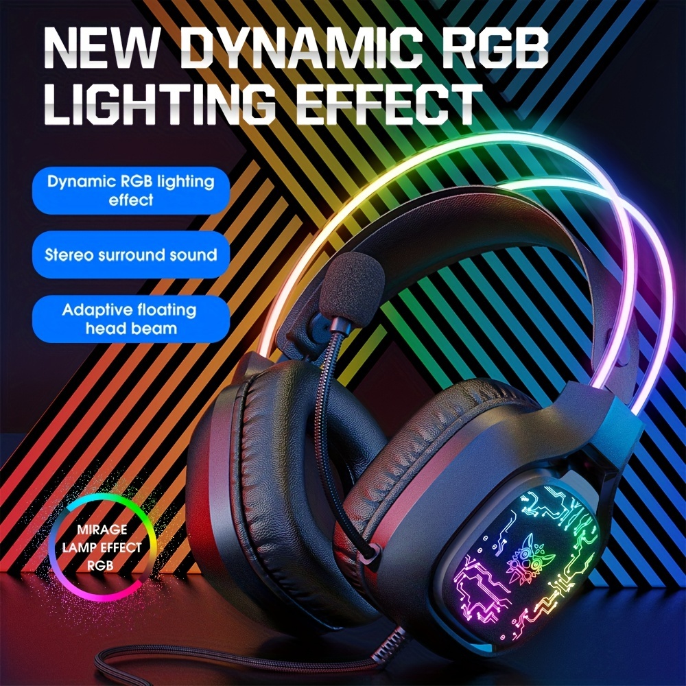 ONIKUMA X22 Gaming Headset RGB - огляд і ціна Gaming Headset With Mic Rgb