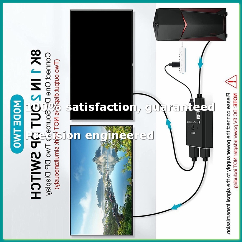 8K DisplayPort Switch 2 in 1 O - огляд і ціна Laptops