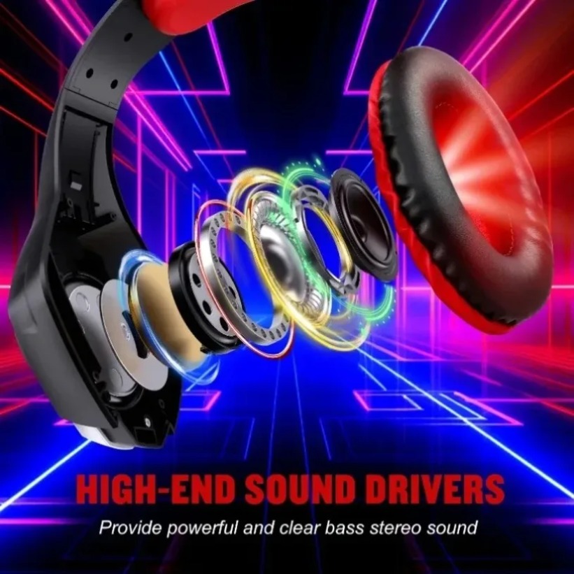 LED Gaming Headphones with Mic - огляд і ціна Gaming Headset With Mic Rgb
