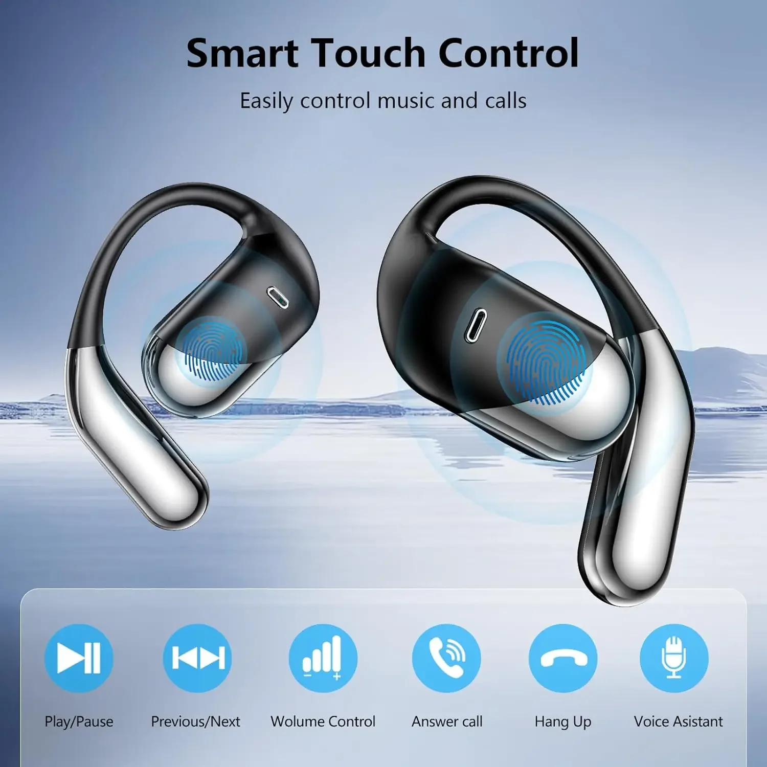 Wireless Earbuds Sport Bluetoo - огляд і ціна Anc Wireless Over Ear Headphones