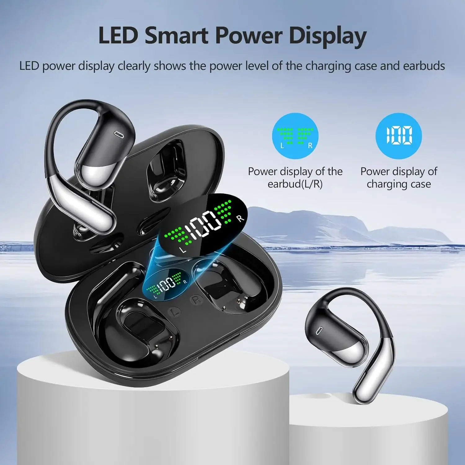 Wireless Earbuds Sport Bluetoo - огляд і ціна Anc Wireless Over Ear Headphones