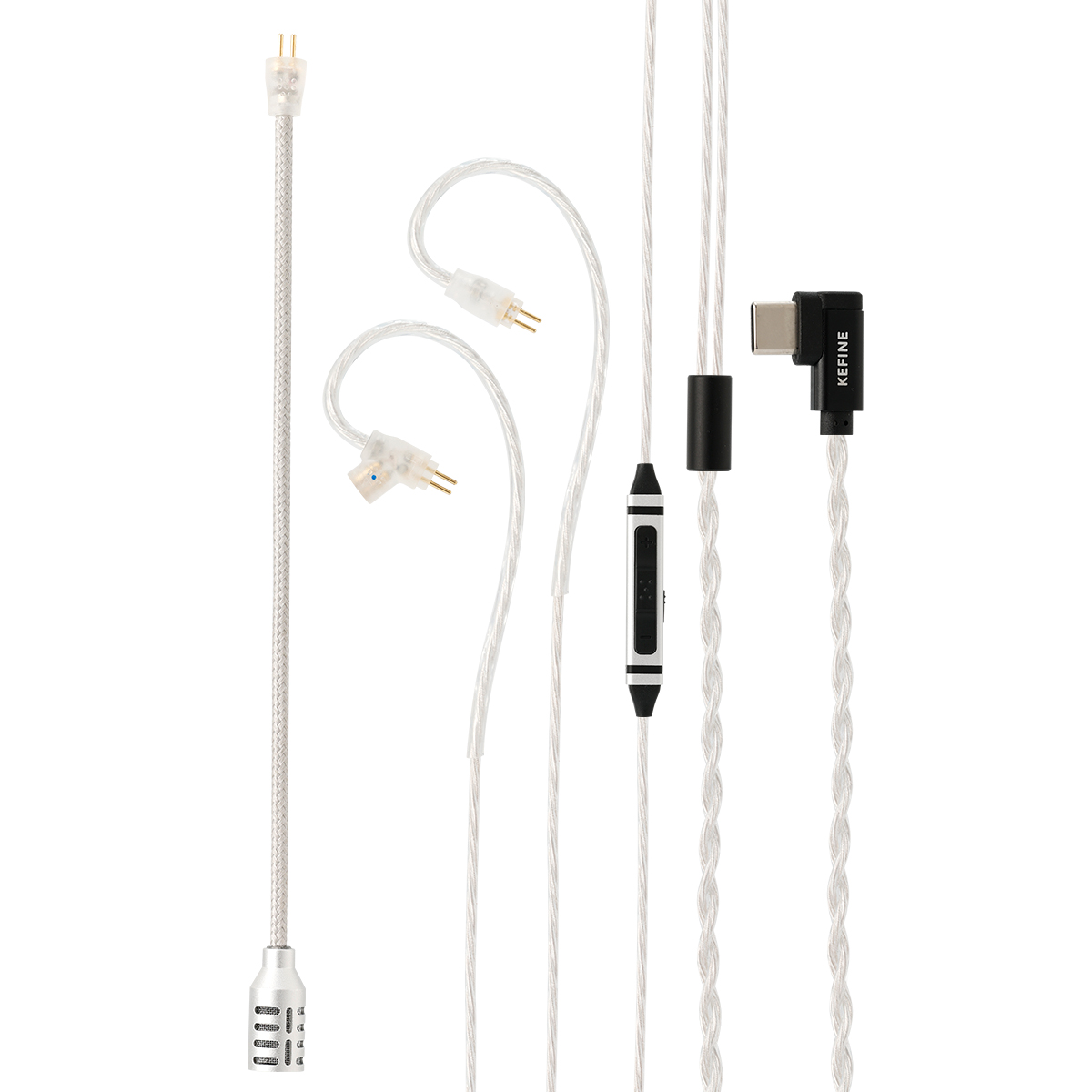 Kefine Gaming Cable for HiFi W - огляд і ціна Type C Wired Earphones With Mic