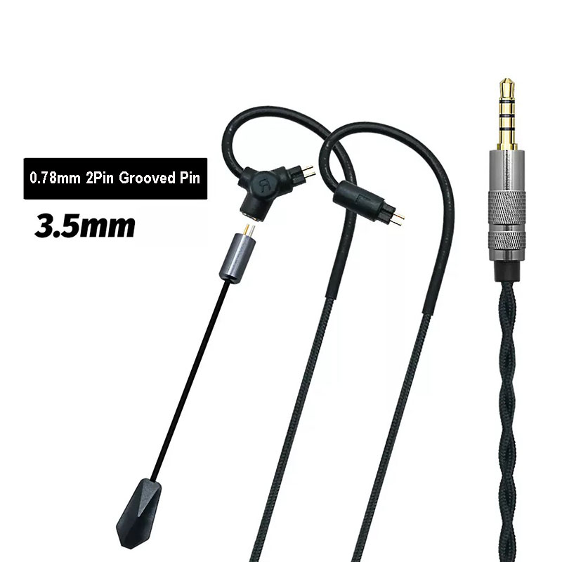 0.78 QDC MMCX Gaming Earphone  - огляд і ціна Type C Wired Earphones With Mic
