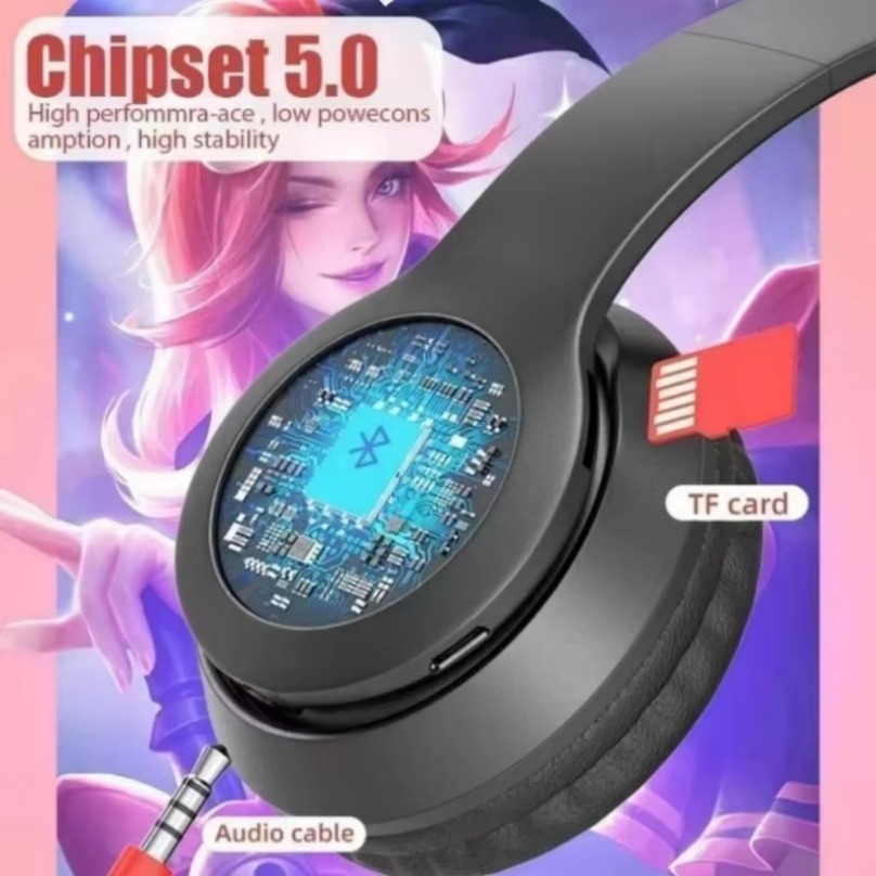 Wireless Bluetooth Earphones C - огляд і ціна Cat Ear Bluetooth Headset Led